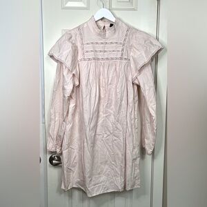 Wild Fable Ruffle and Lace Babydoll Dress